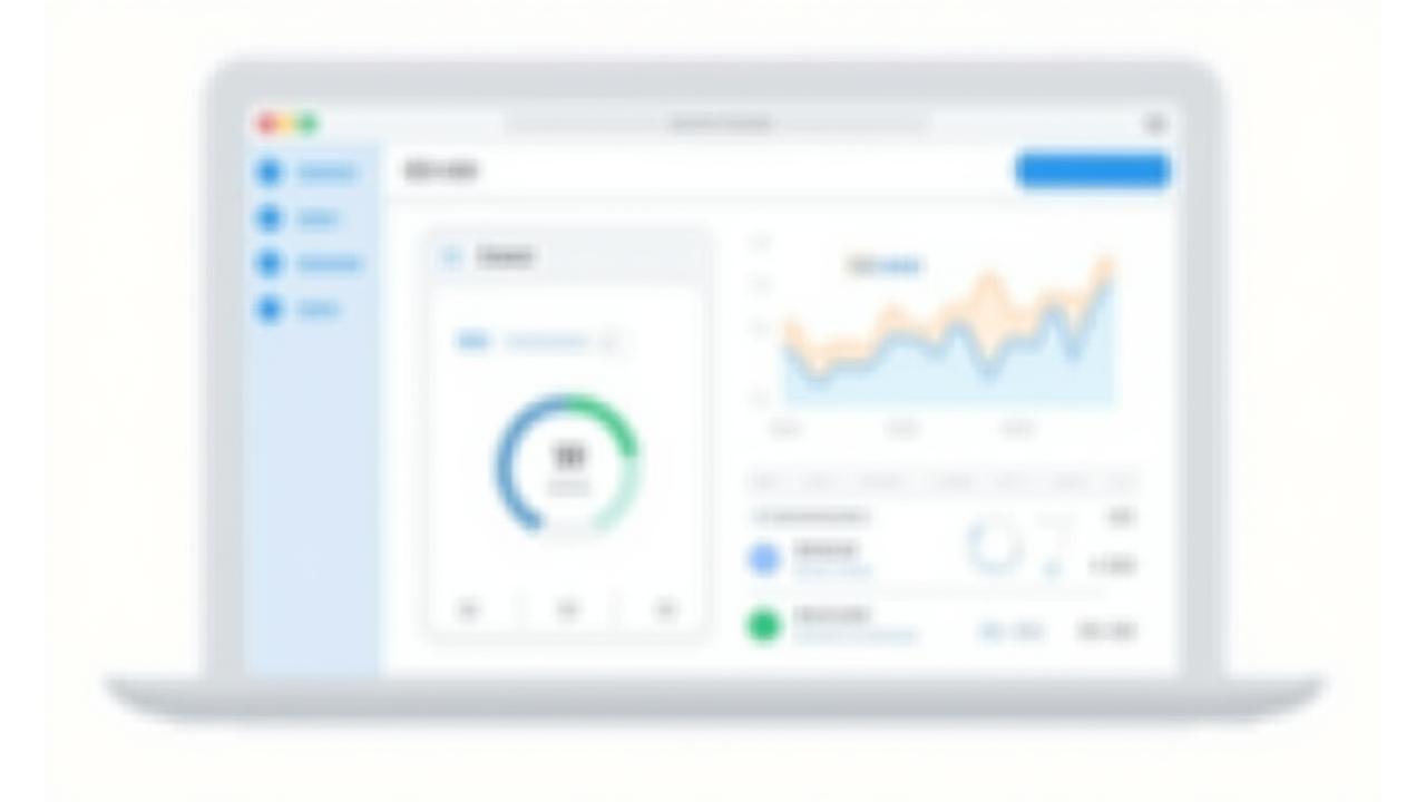 Interfaccia utente stilizzata di un dashboard privacy con toggle e pulsanti di download, su sfondo pulito